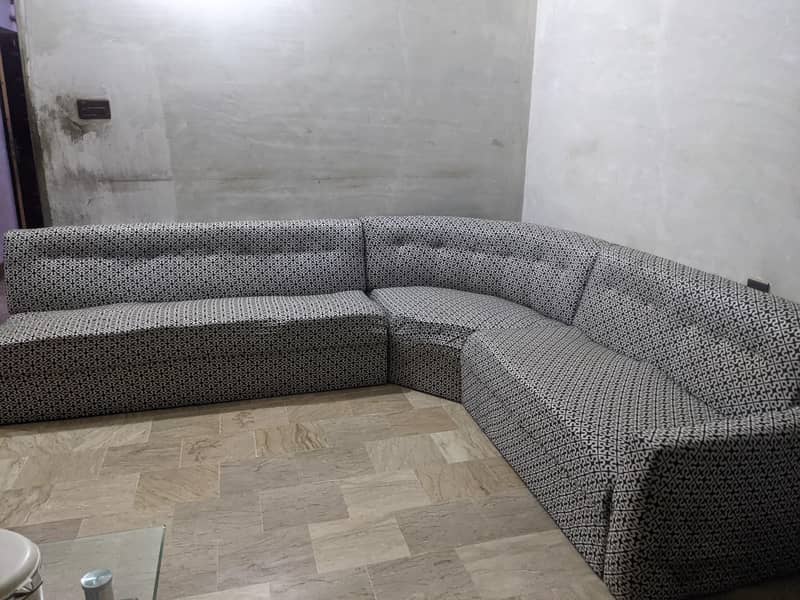 corner L shape sofa set 5