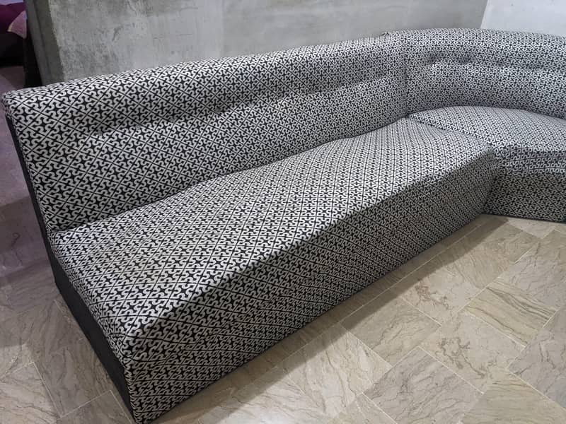 corner L shape sofa set 6
