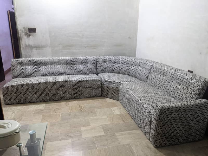 corner L shape sofa set 7