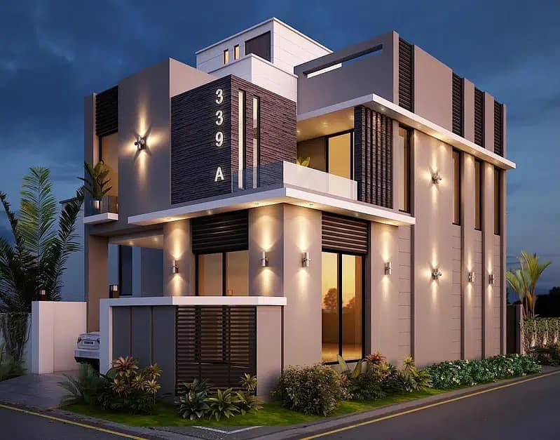 Architect Services/Interior/3D Views/House map/autocad/نقشہ نویس 2