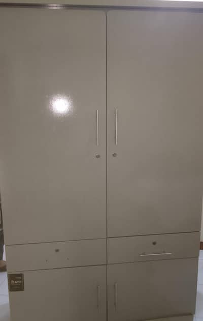 wood cupboard with double Doors customized storage Almari