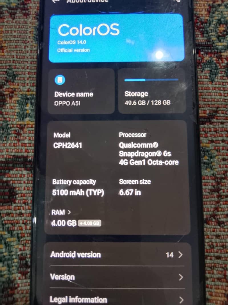 oppoA5i 0