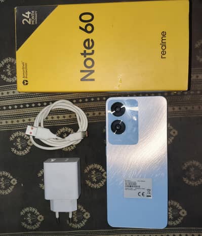 realme note 60 _4+4/128_full box