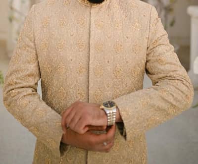 Groom designer sherwani