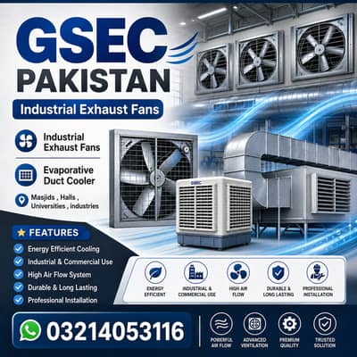 Exhaust Fans,industrial exhaust fans,evaporative air cooler,ducting