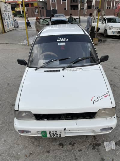 Suzuki mehran white colour 2004 modol urgent sale