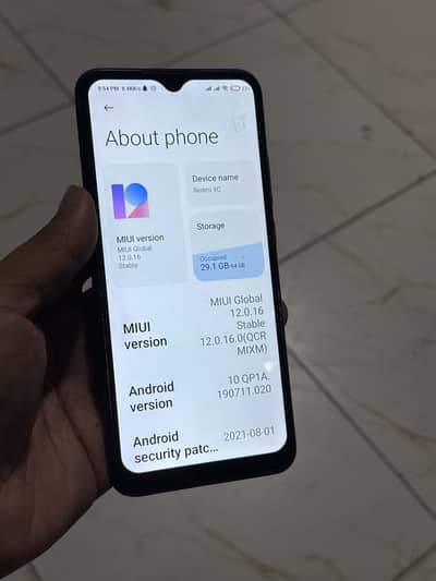 Redmi 9c 4Gb 64Gb Dual Sim Offical Pta