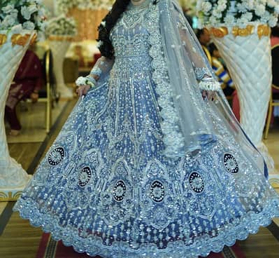 Stunning Ice Blue Bridal Maxi for Sale