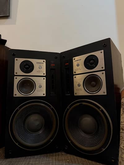 Vintage Onkyo M88 3-Way Speakers | Audiophile High-End Audio
