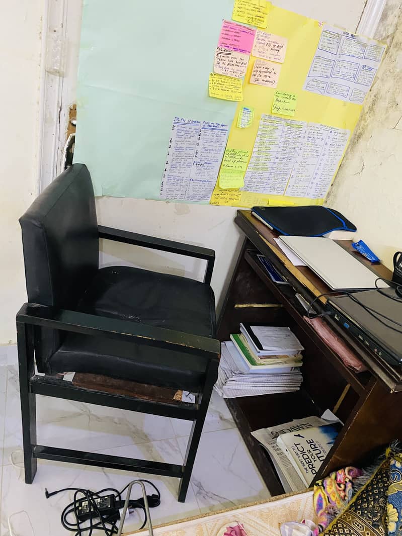 Computer and study table with chair 1