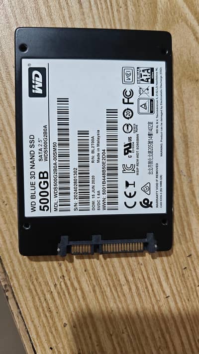 Sata SSD 500 GB