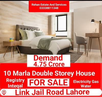 10Marla Owner Built Double Storey House For Sale At Link Jail Road LHR