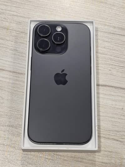 iPhone 16 Pro 256GB 100% Health PTA Approved Balck Titanium