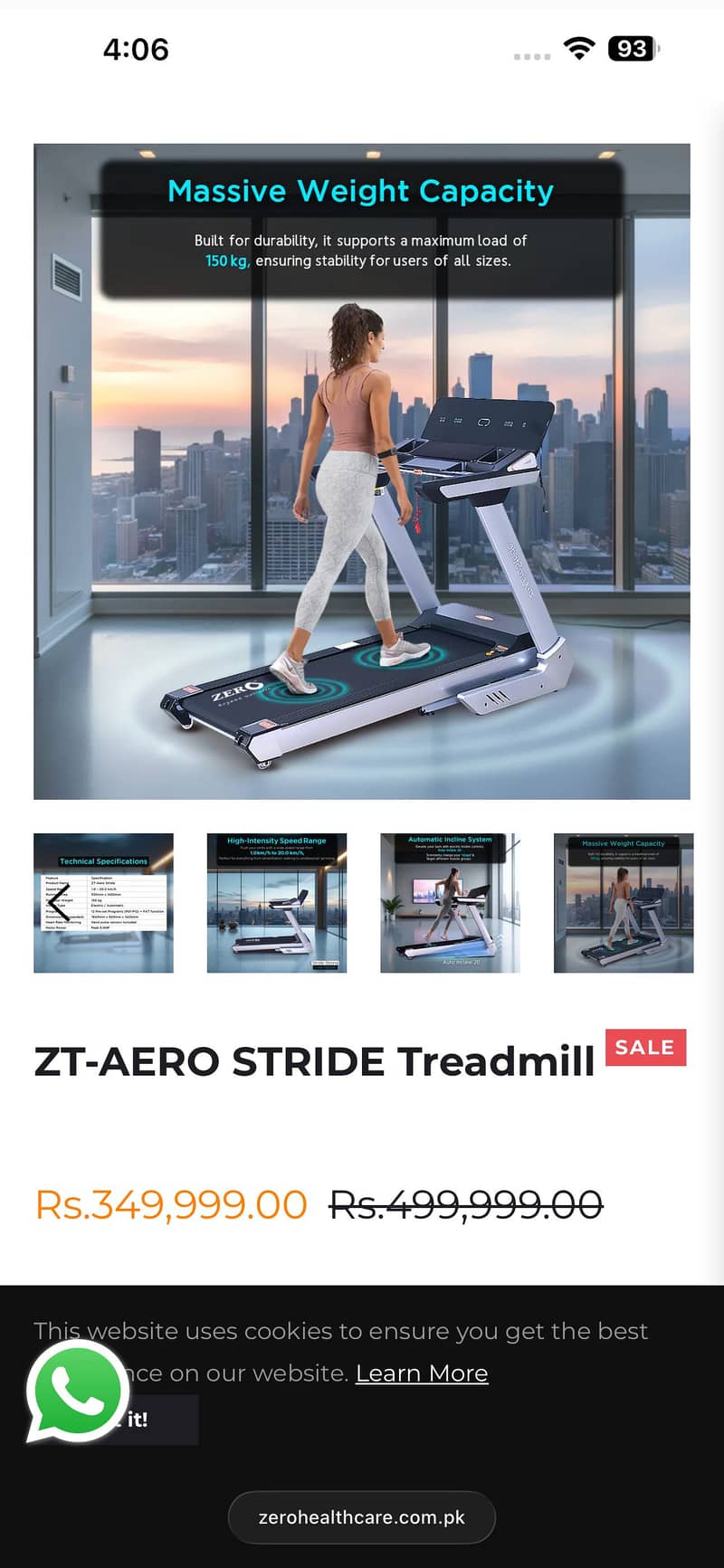 New zero treadmill 4