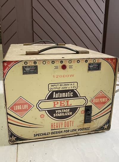 PEL Heavy Duty Automatic Voltage Stabilizer 12000W