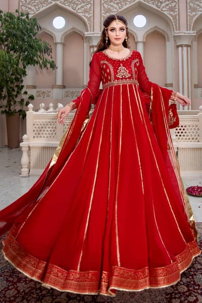 red color frok