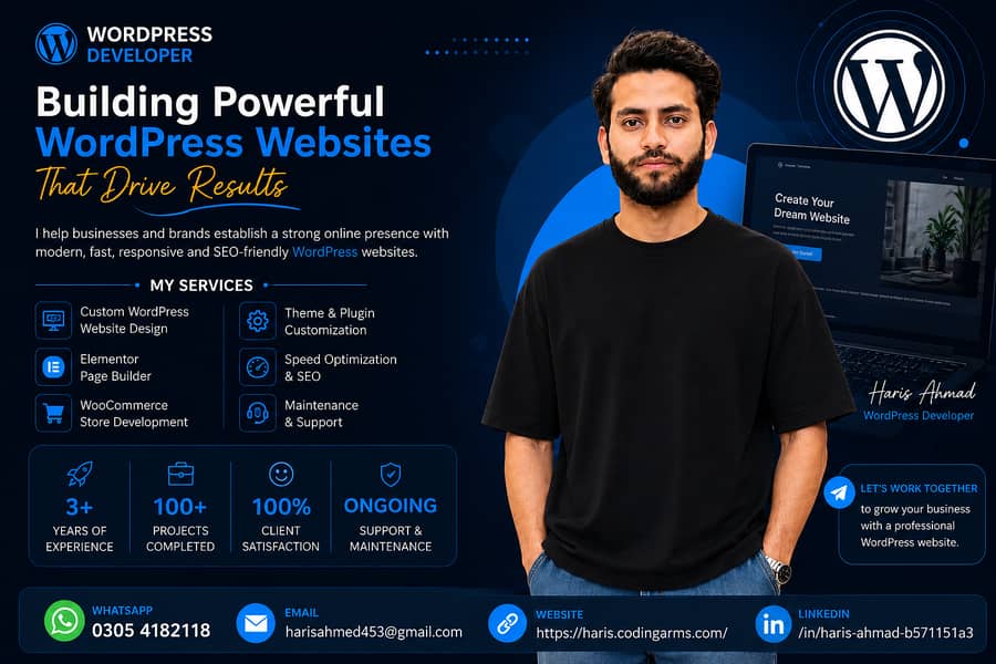 Web Developer | WordPress Developer | Elementor Expert | WooCommerce 3