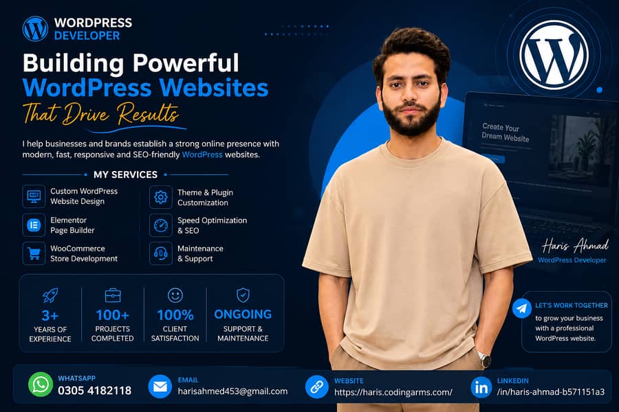 Web Developer | WordPress Developer | Elementor Expert | WooCommerce 4
