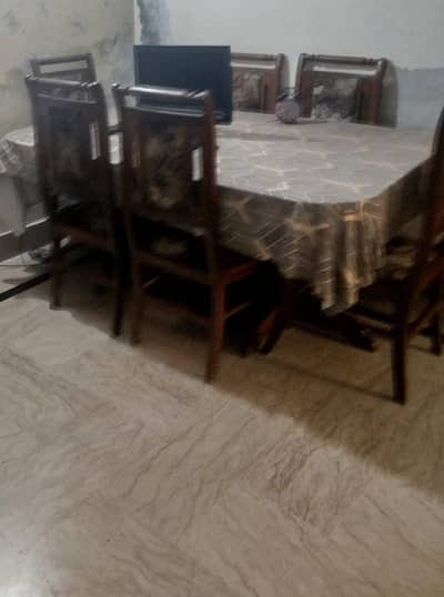 pure wooden dining table