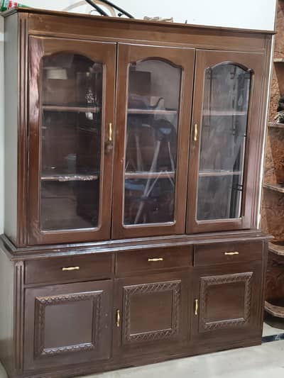 Wooden showcase for sale