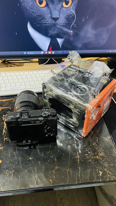 Sony a6400 with box and strap
