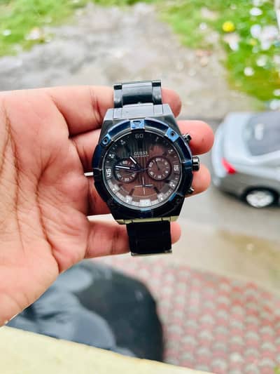 Guess Men's Analog Chronograph Watch Model W0377G5