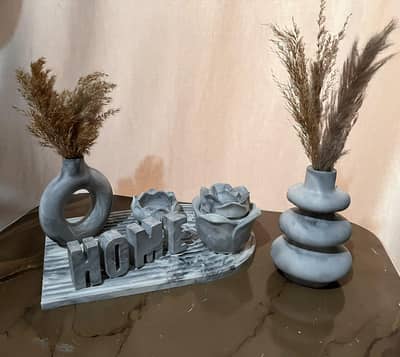 Elegant vase Decore set