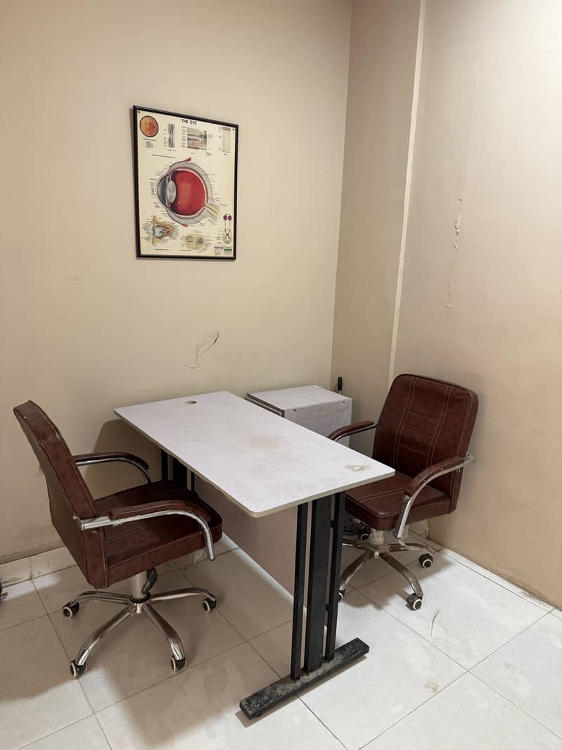Office Table & Cabinets 0