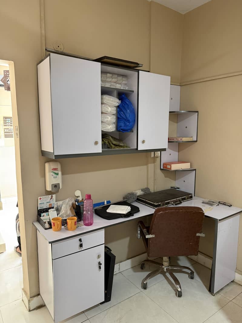 Office Table & Cabinets 2