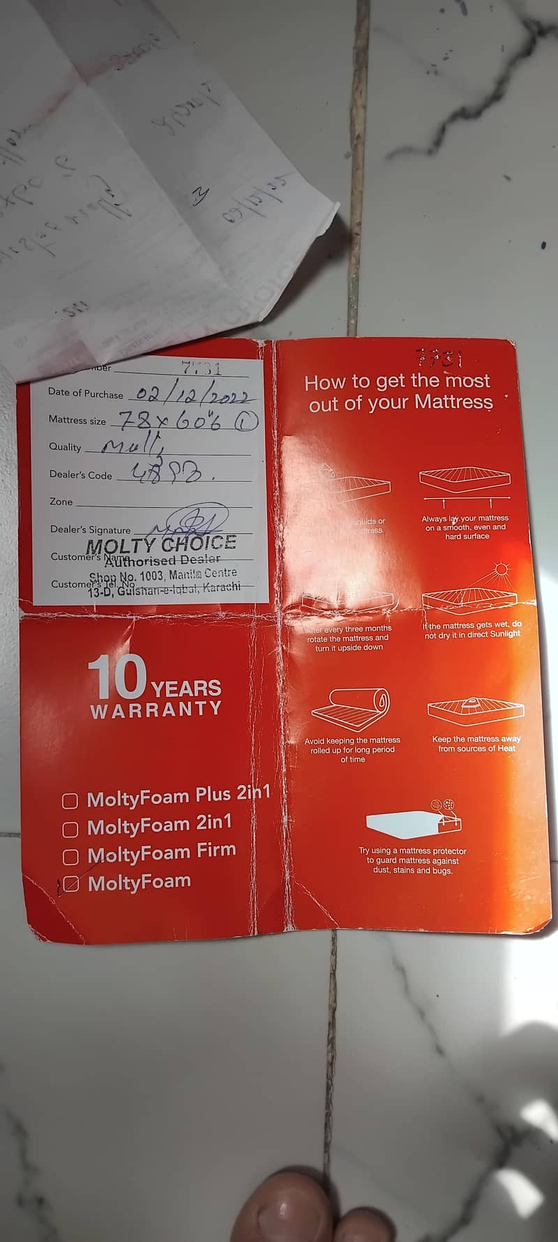 MASTER MOLTY FOAM 5