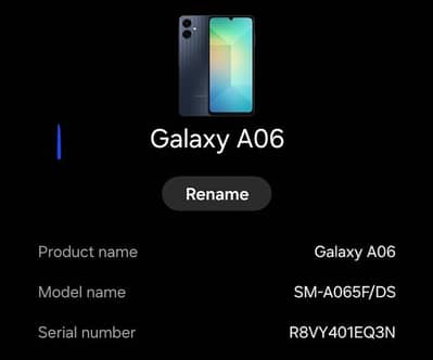 Samsung Mobile A06