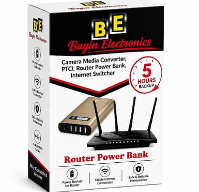 Wi-Fi Router Mini UPS & Power Bank for Load Shedding