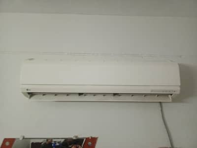 LG 1.5 Ton Ac indoor outdoor remote pipe etc all available