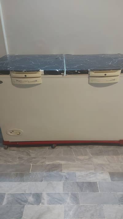 waves double door refrigerator