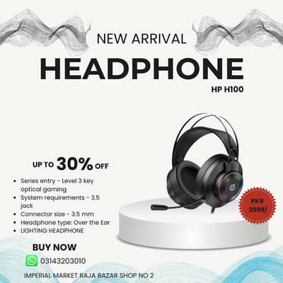 Hp Gaming headset H100
