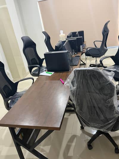 ! month used Office furniture on half Price for sale.