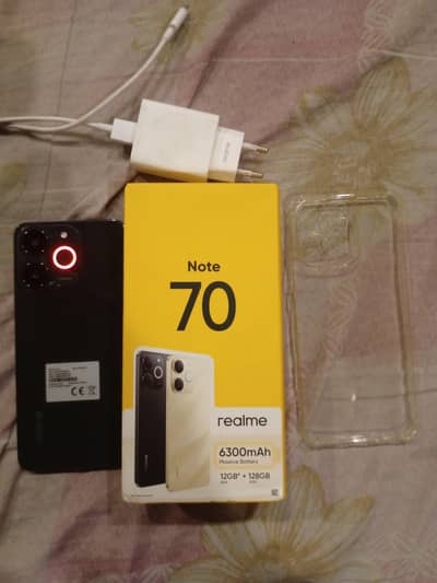 Realme note 70 6 gb 128 gb Wala ha