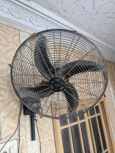 Royal Deluxe wall fan 24 inch - Heavy Duty - powerful air throw