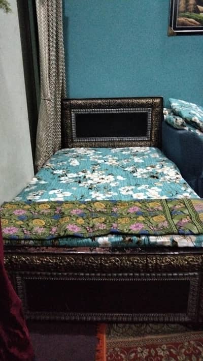 Single Wooden Bed For Sale