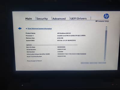 Elitebook 840 g3 core i5 6th generation