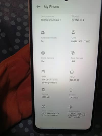 Tecno Spark Go 1
