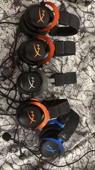 Hyper X cloud 2 and cloud alpha available in all colours