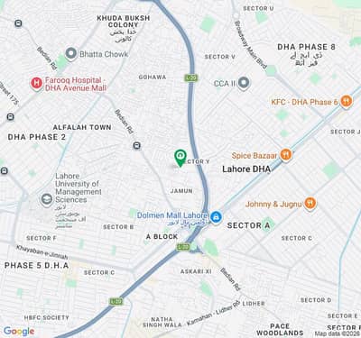 10 Marla Residential Plot for Sale in DHA Phase 8 Lahore, Block Y