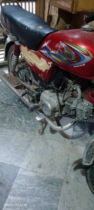 united 70cc 2018 model unregistered bike with original file for sale