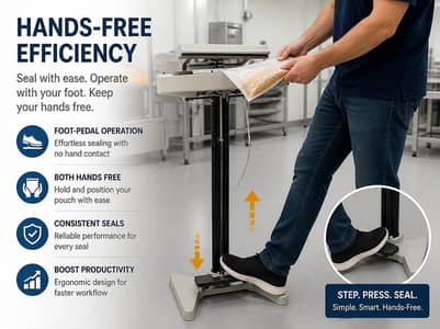 Pedal Sealing Machine Heavy Duty | Premium Quality Foot Operated