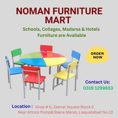 School Furniture -School Table -Desk -Benches - Chairs Set  - Chairs