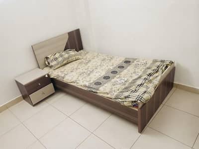 kids single bed with molty foam mattress side table 2 drawer