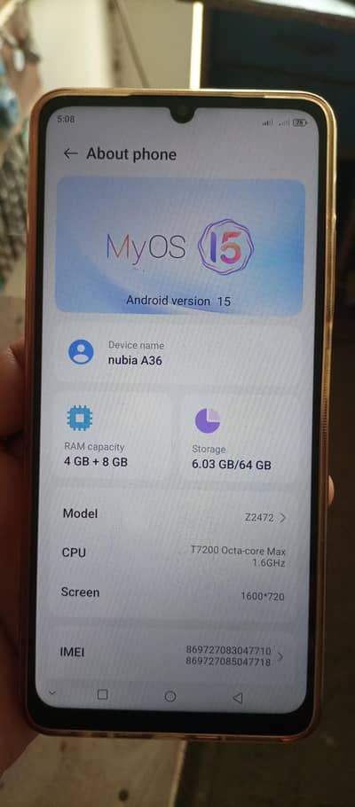 4GB  Rem 64 Memory .