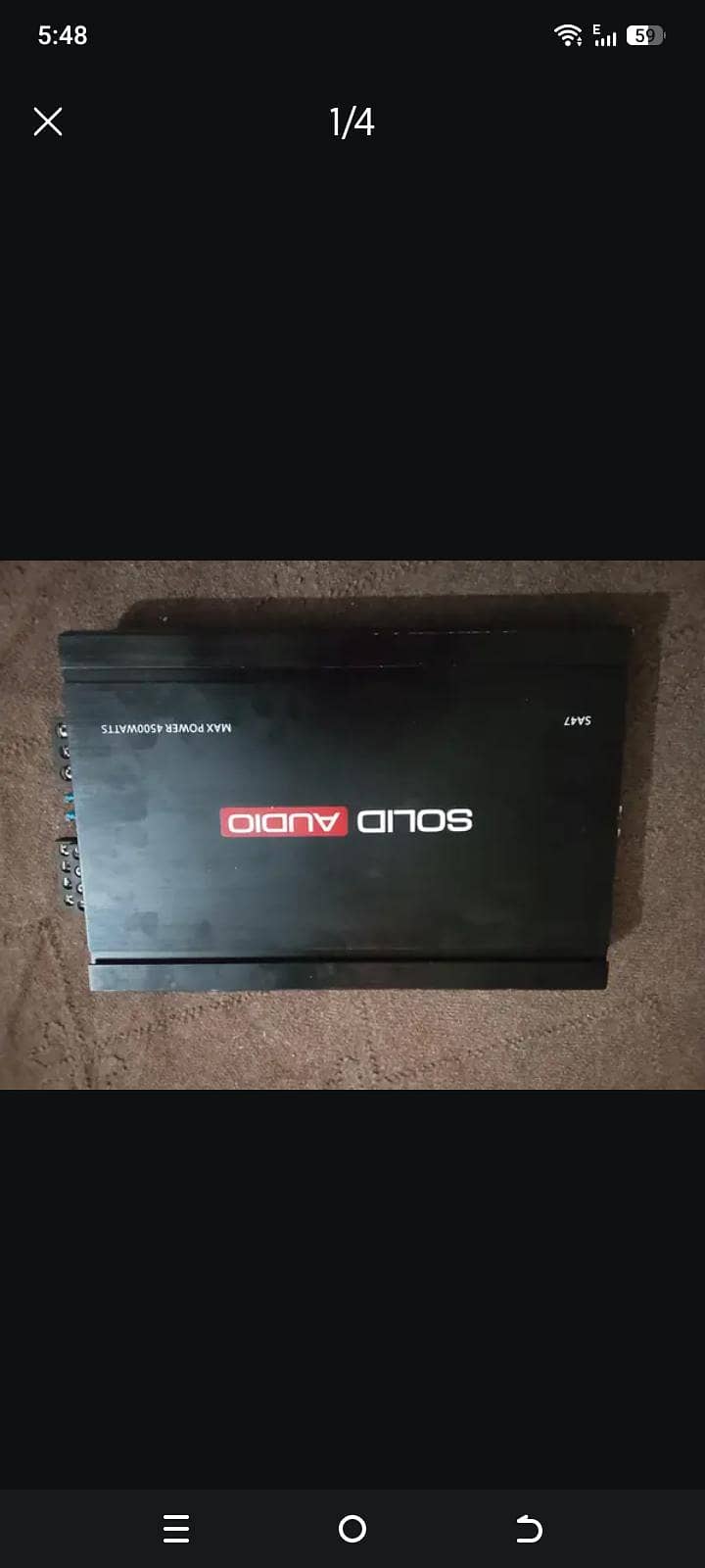 solid Audio amplifier 0