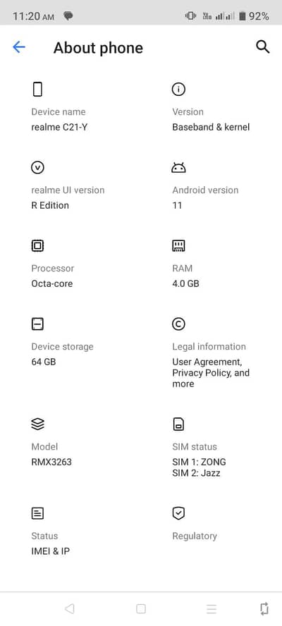 Realme C21Y